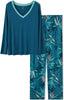 Viscose from Bamboo Women'S Pajama Sets Super Soft Long Sleeve Sleepwear Comfy Winter Pjs Sets S-4X
