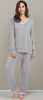 Viscose from Bamboo Women'S Pajama Sets Super Soft Long Sleeve Sleepwear Comfy Winter Pjs Sets S-4X