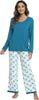Viscose from Bamboo Women'S Pajama Sets Super Soft Long Sleeve Sleepwear Comfy Winter Pjs Sets S-4X